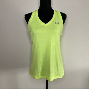 UNDER ARMOUR GREEN WORKOUT ATHLETIC TANK TOP